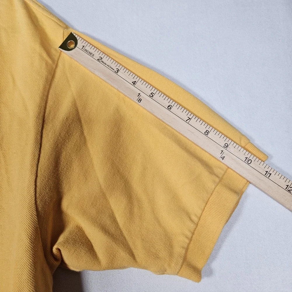 Polo Ralph Lauren Polo‎ Shirt Men's XXL Butter Yellow Cotton Performance Preppy